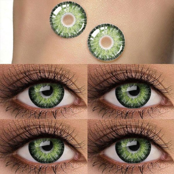 A set of contact lens case with tweezers (including lens removal tool), portable travel daily accessory, premium Christmas gift, festive atmosphere props, Christmas cosplay gear